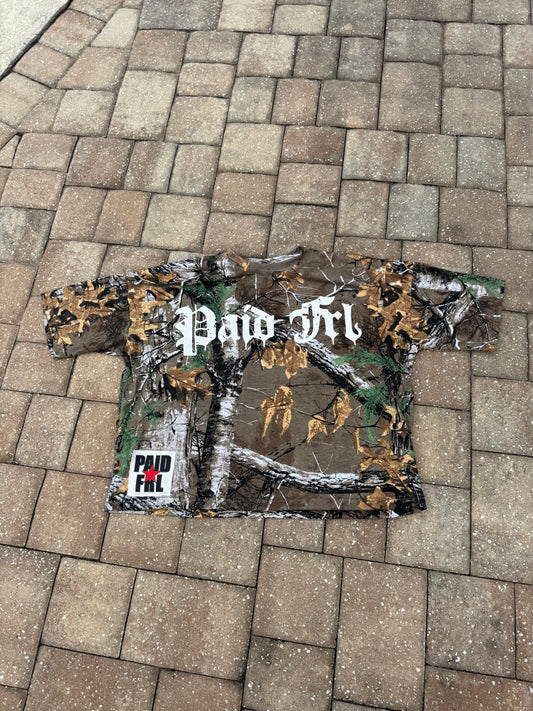 Cropped Boxy Patch Tee Camo